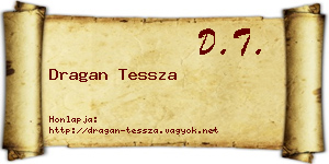 Dragan Tessza névjegykártya